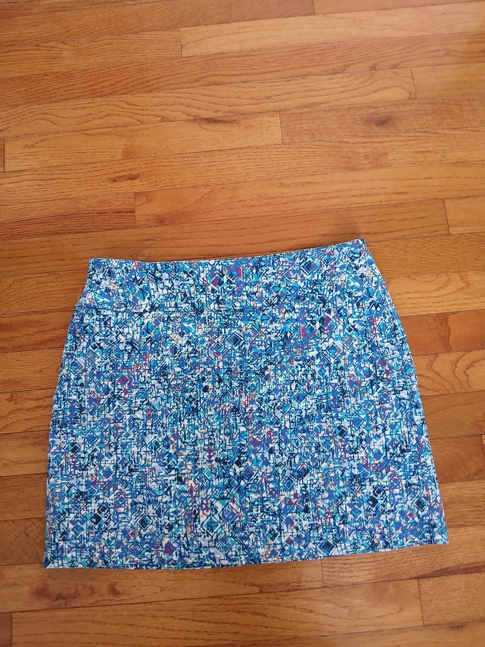 Attyre Blue Multi-Pattern Skort - Picture 2 of 6